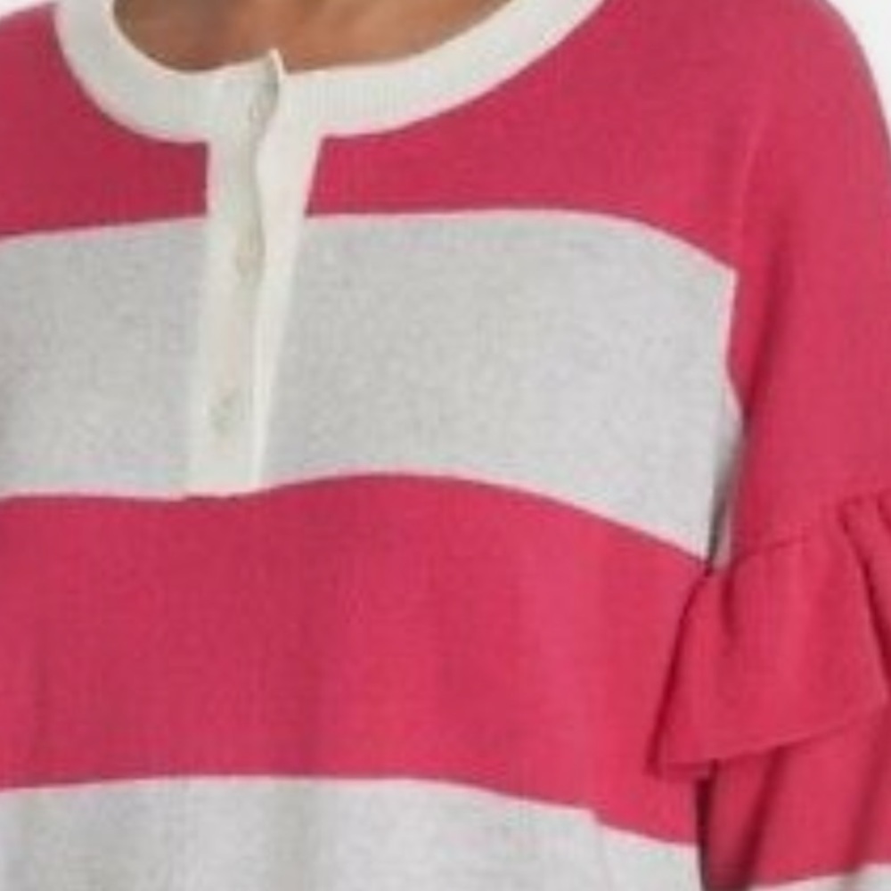 Joie ruffle arm wool and cashmere sweater. NWOT . Retail 120 - Picture 4 of 9